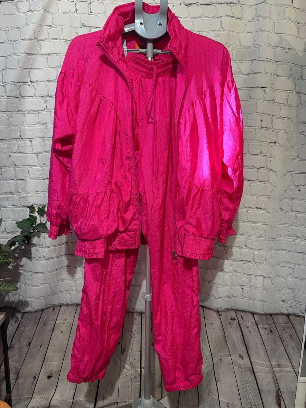 90s Vintage Danskin pink tracksuit